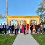 Prefeito Gardel e diretora de Cultura participaram da inauguração do Monumento Açoriano no município de Gravataí